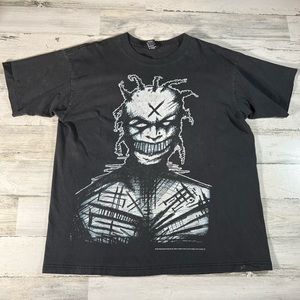 Vintage 1995 White Zombie Astro Freak Freakazoid Black Band T-Shirt Size XL